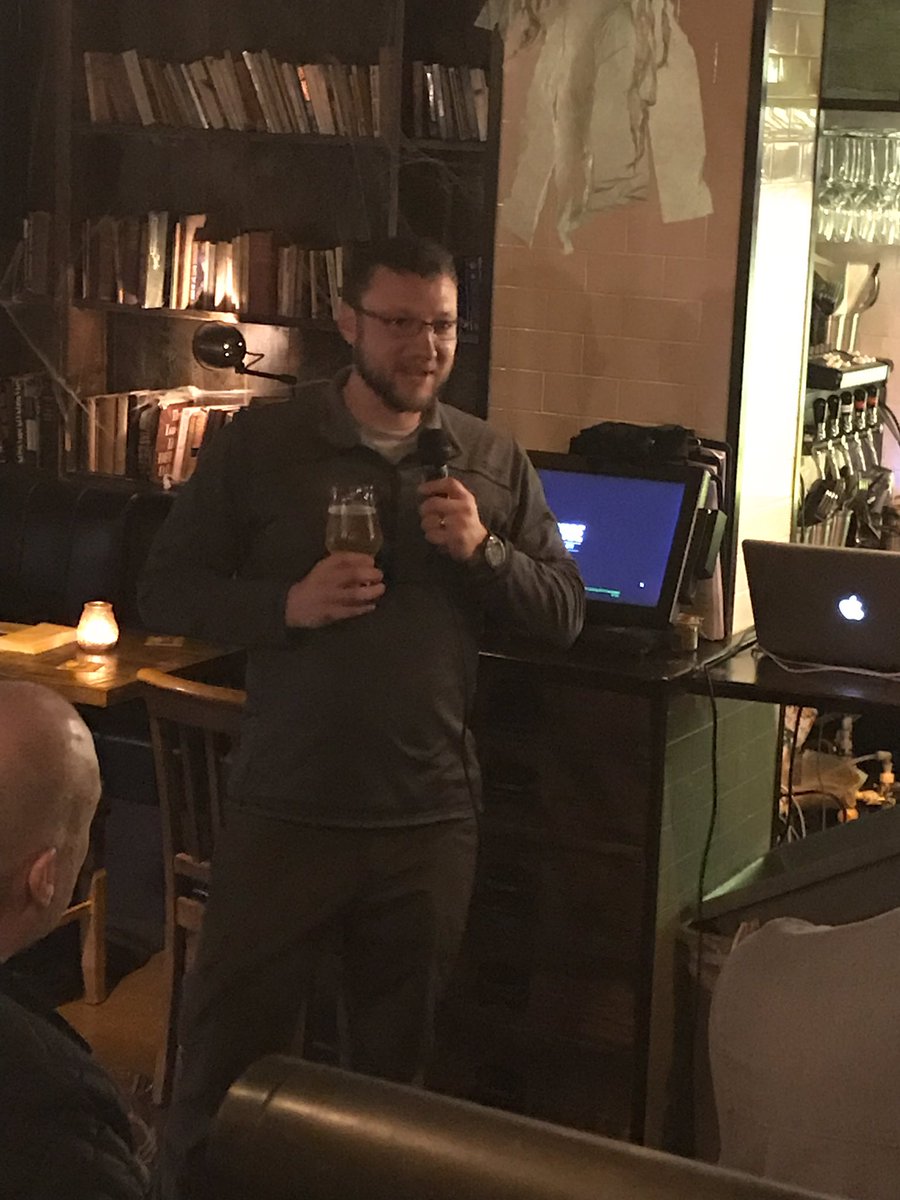 GrandCruBeers's tweet photo. Tanx Brian Grossman of @SierraNevada for sharing some time with us and our motley Cru and tanx also to the superb staff in @TaphouseDublin for hosting and holding the whole thing together tonight ! Yizer only deadly 💋 #grandcrubeers #freshbeer #coldstored #thatshoweroll https://t.co/JDXAnKExSh