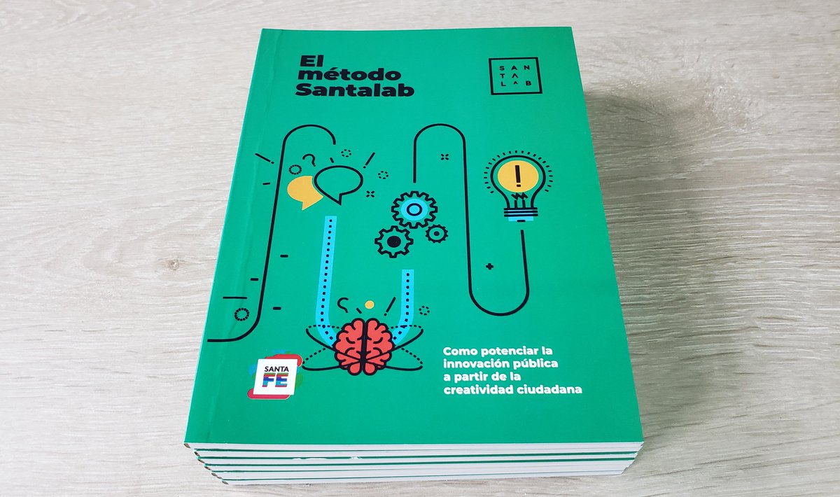 innovacionSF's tweet photo. ¡Lanzamos #ElMétodoSantalab!📗😀 Un libro con el modelo de trabajo que supimos construir para que quienes sientan la necesidad de potenciar la #Innovación pública, abierta y ciudadana, puedan implementar metodologías similares 🤝
¡En https://t.co/pJamBg4TH1 ya podés descargarlo! https://t.co/2v7cif45mb