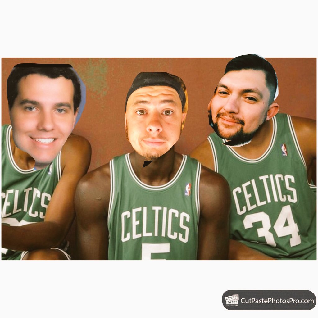 EVENMEDIAN's tweet photo. Ballin' out tonight for the first time in a long time with my boys @mrfatboylevi & @Yabusrearend. This is a genuine photo of us, of course. #RecAllStars https://t.co/ip1SYWcs2j