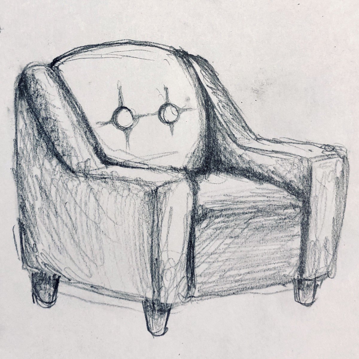 吉田すだち No Twitter おはようございます 少女と椅子がでてくる絵を描きたくて 椅子のラフスケッチを何枚かしてみました いろんな椅子 ソファ があるな 椅子描くの楽しい どれが好きですか イラスト好きな人と繋がりたい 絵描きさんと繫がりたい