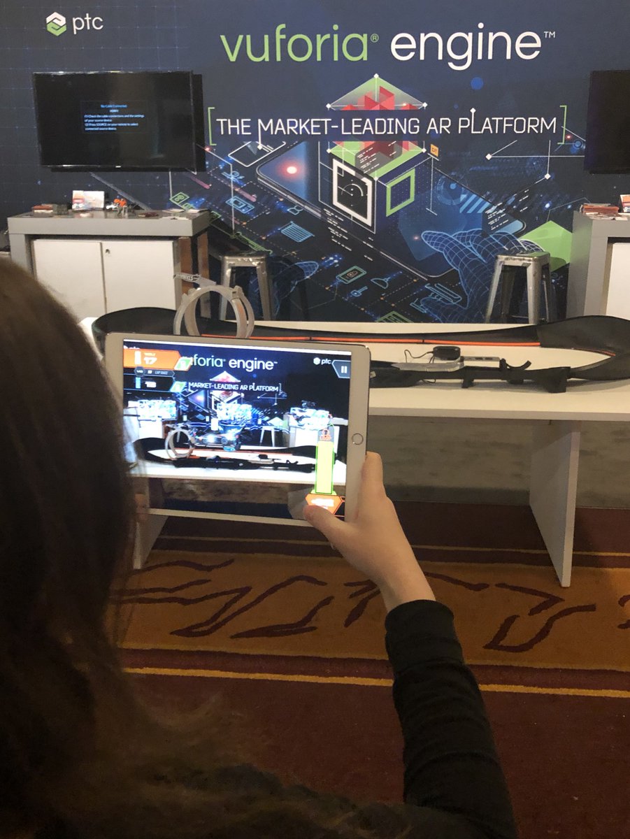 Vuforia's tweet photo. Weโre all set up at #UniteLA with our race track powered by #VuforiaEngine. Stop by tomorrow to play for yourself! CC: @unity3d https://t.co/PioEhNAxYr