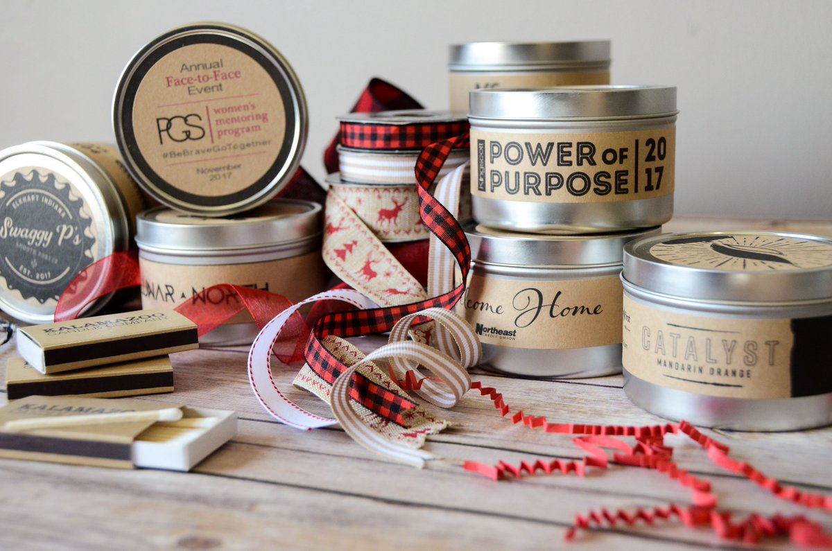 Do you know how you want to celebrate your big day? Consider customized labels on your favorite Kalamazoo Candle Company candle! Call us or shoot us an email for more information on how to customize your own label for any event. 🌟