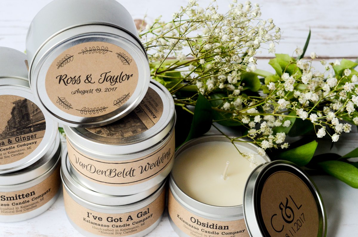 KalamazooCandle's tweet photo. Do you know how you want to celebrate your big day? Consider customized labels on your favorite Kalamazoo Candle Company candle! Call us or shoot us an email for more information on how to customize your own label for any event. 🌟 https://t.co/HZg7OvSAgq