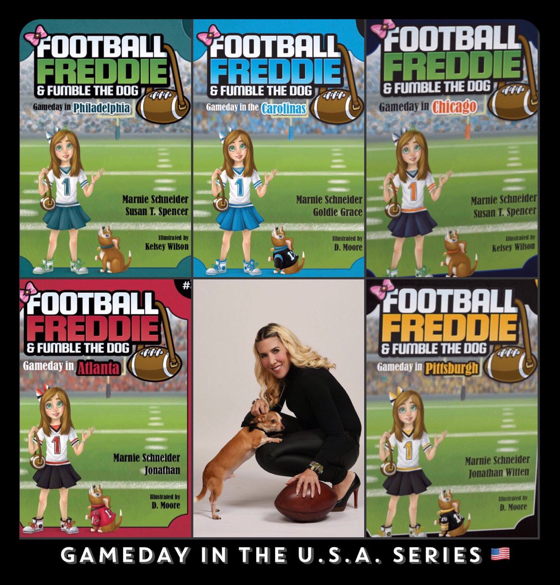updogbox's tweet photo. Hello UpDog friends - it’s been a while. I have a friend that is publishing a series of children’s books that teach kids about history & sports in a fun way and would be super grateful if you followed their page. This is a very cool book series: @gamedayintheusa
#BecauseDogsRule https://t.co/9IPJVJ3gDm