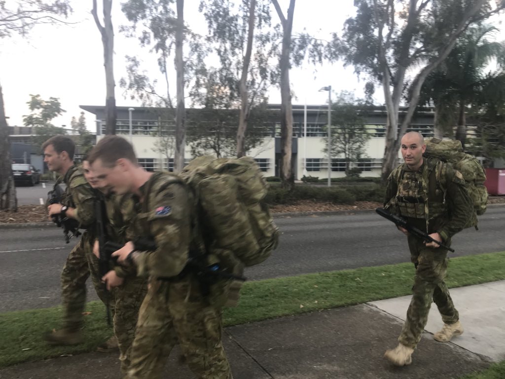#BrisbanesOwn rehearsing #Readiness and #Resilience through Ex RESIN MALICE I. A Coy doing it hard with kit checks, PESA and more.. stay tuned #ArmyInMotion #GoodSoldiering <a href="/8_9_RAR_AusArmy/">8th/9th Battalion, The Royal Australian Regiment</a> <a href="/TonyBennett_Aus/">Tony Bennett</a> @