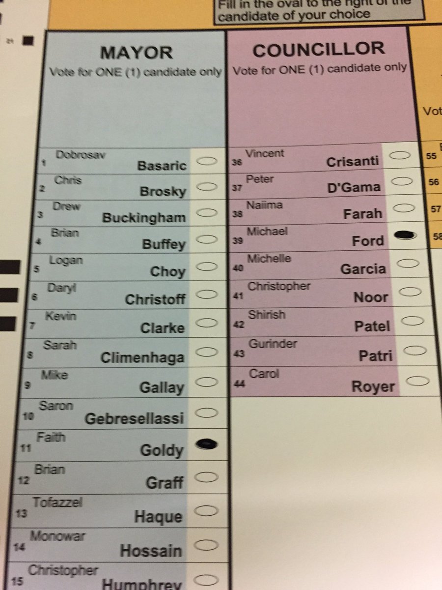 adriano_caprara's tweet photo. #TorontoVotes Good Luck @FaithGoldy you have my vote. #Faith4Mayor #MunicipalElection2018 #Vote4Faith #FaithForToronto https://t.co/E93ezaoR0U