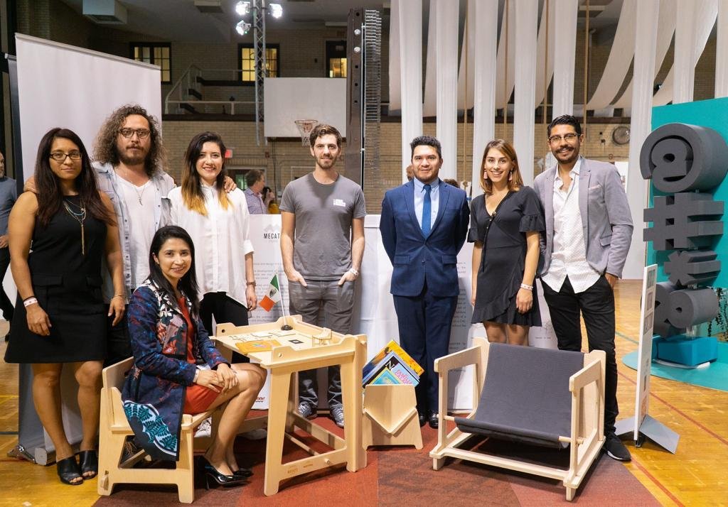 IME_SRE's tweet image. México llega por primera vez a la Semana del Diseño #DesignPurpose en #Filadelfía. El talento mexicano exhibió mobiliario sustentable, diseñado para estudiantes en comunidades de bajos recursos en nuestro país