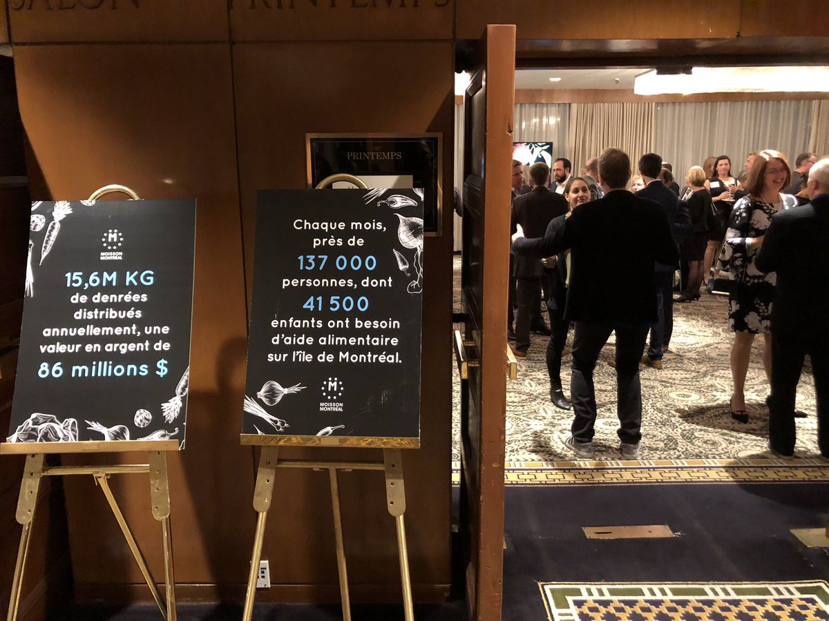 moissonMTL's tweet photo. We are celebrating tonight at @omnihotels our dear partners and valued donors who are contributing to the advancement of #MoissonMTL's mission during our evening of recognition. https://t.co/yrmjrnlGtY