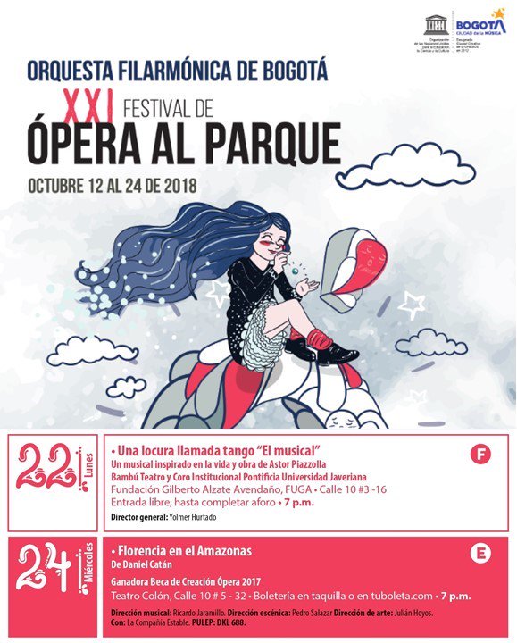 visitbogotaco's tweet photo. ¿Sin plan?, no te pierdas los último días de #ÓperaAlParque, un encuentro alrededor del teatro y la música 🎭🎼 #TeEsperamos https://t.co/pKTbjF56gF