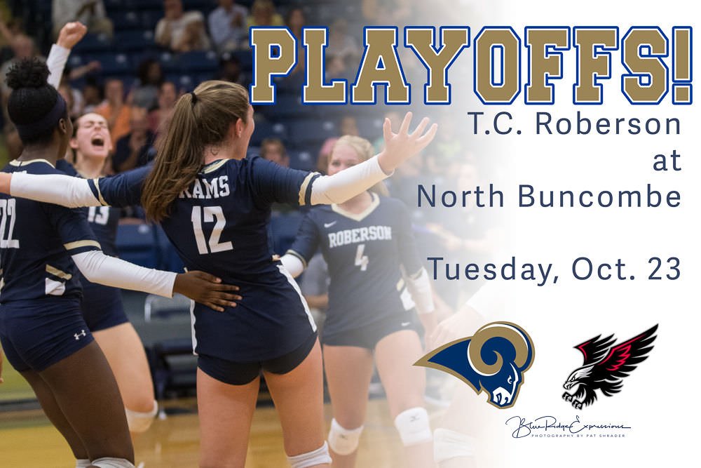Volleyball playoffs begin Tuesday! <a href="/tc_volleyball/">TC Volleyball</a> plays North Buncombe in a great matchup! Good luck to all the local teams!