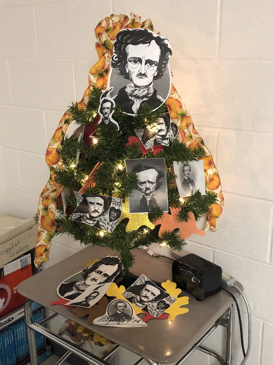 The tell-tale sign that it is the season for Poe-Tree at TMS. #TMSpanthers <a href="/ajpeanut/">ajpeanut</a>