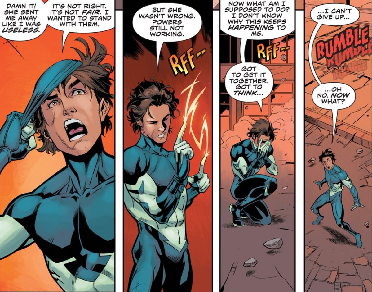 TalkingUltima's tweet image. Zatanna really zaping Derek around  the Dark Multiverse like it's nothing!