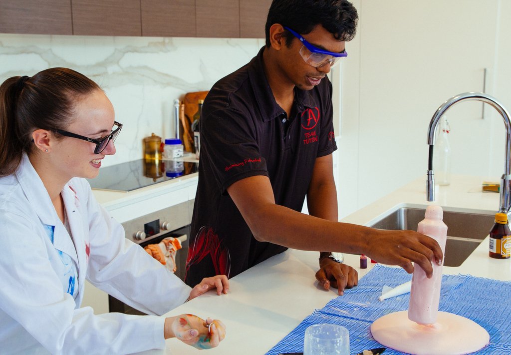 ateamtuition's tweet photo. You'll always remember those experiments that exploded in school, so why don't you do some messy experiments yourself at home! 💥 Here are a few shots of the elephants toothpaste experiment some students did the other day! 🐘👩‍🔬 https://t.co/a2ST0oQm3l