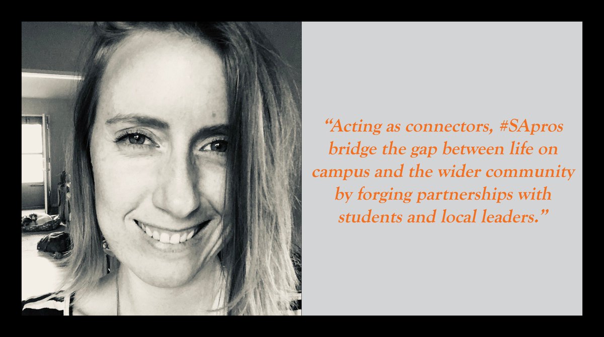 julianJsteele's tweet image. &quot;Bridge the gap&quot; - @flancess on &quot;How do student affairs practitioners create positive impact in communities beyond campus?&quot; #CSAM18 @NASPAtweets @lewisandclark #SAgrad