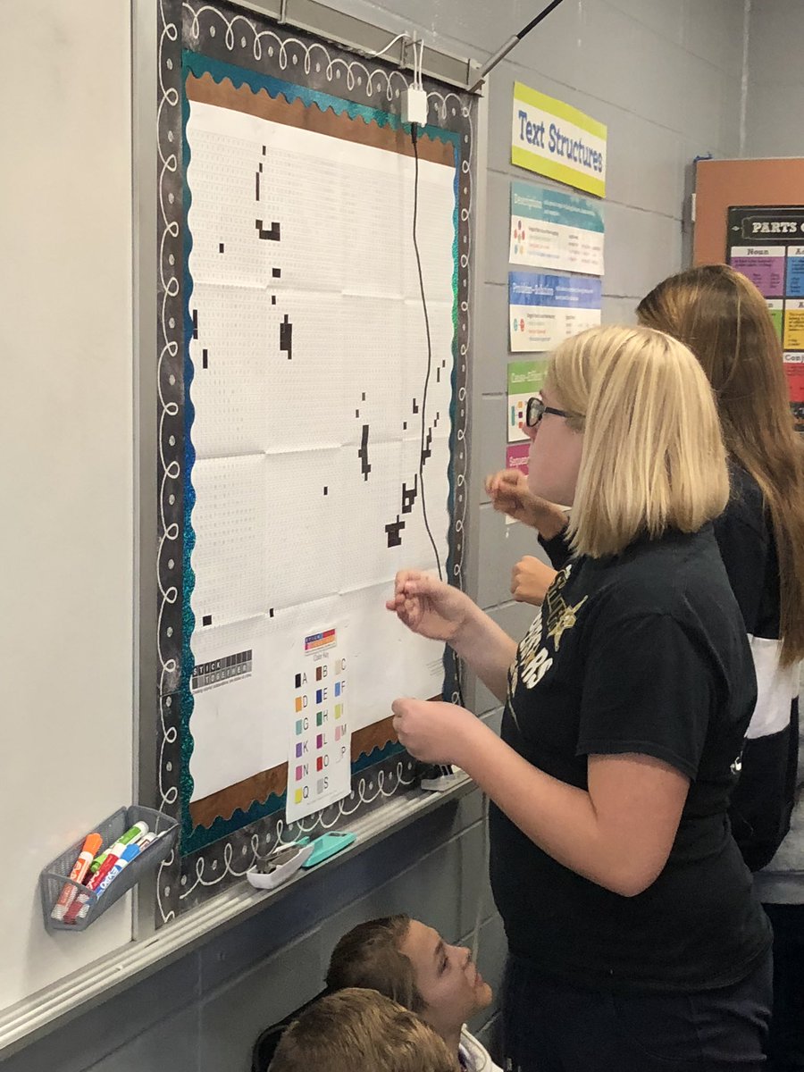 GroehlerEnglish's tweet photo. Starting our @byStickTogether wall! Every book read counts as two stickers! #ilovetoread #stickersarefun #whatsthedesign #bmsbears #byronbears #allinadaysela #hearthemroar https://t.co/SoNfEhWILL