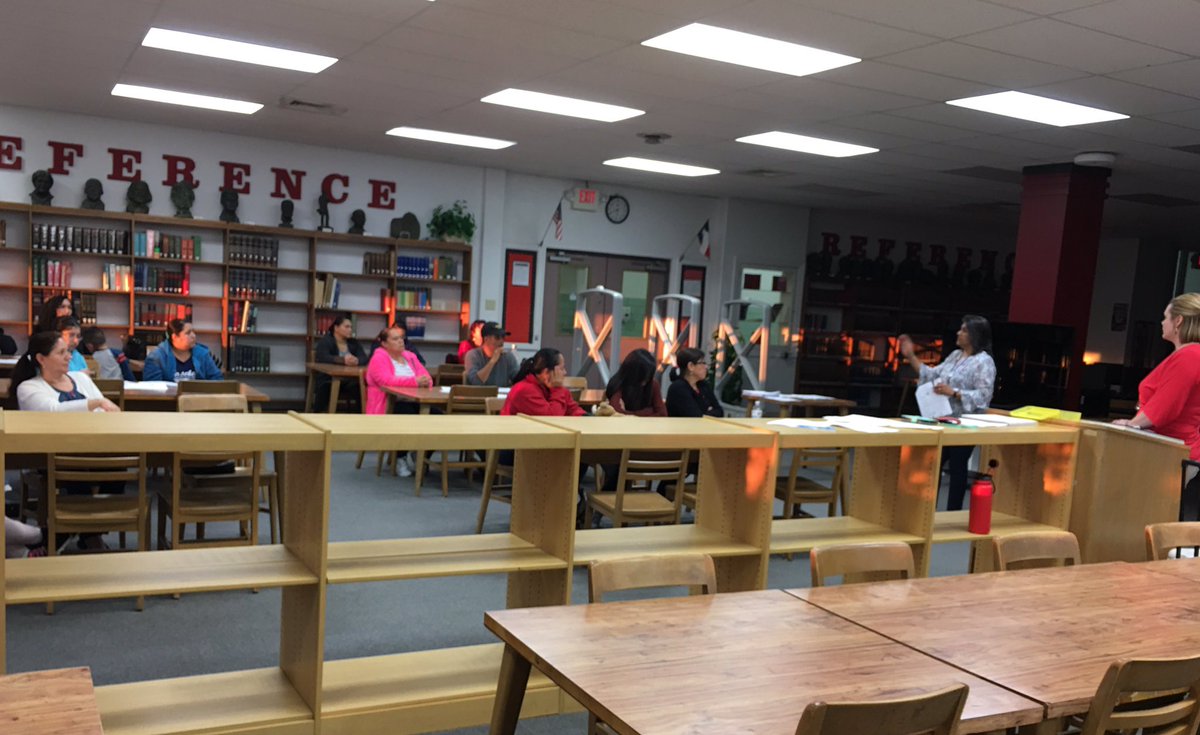 peppafied's tweet photo. Mrs. Wheat and Mrs. Nieto leading a meeting for Spanish speaking parents. @wfhs_coyotes #iamwfisd #betheone https://t.co/b0pCmmRXqW