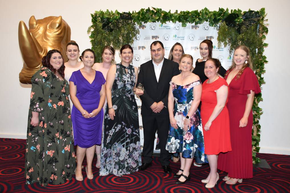 We were thrilled to support for the <a href="/DubboChamber/">Dubbo Chamber</a> #RhinoBusinessAwards 2018, as sponsors of the ‘Excellence in Sustainability – Green Rhino’ category. Congrats to Green Rhino winner, Regand Park Early Childhood Education Centre, who also took home the Gold Rhino!