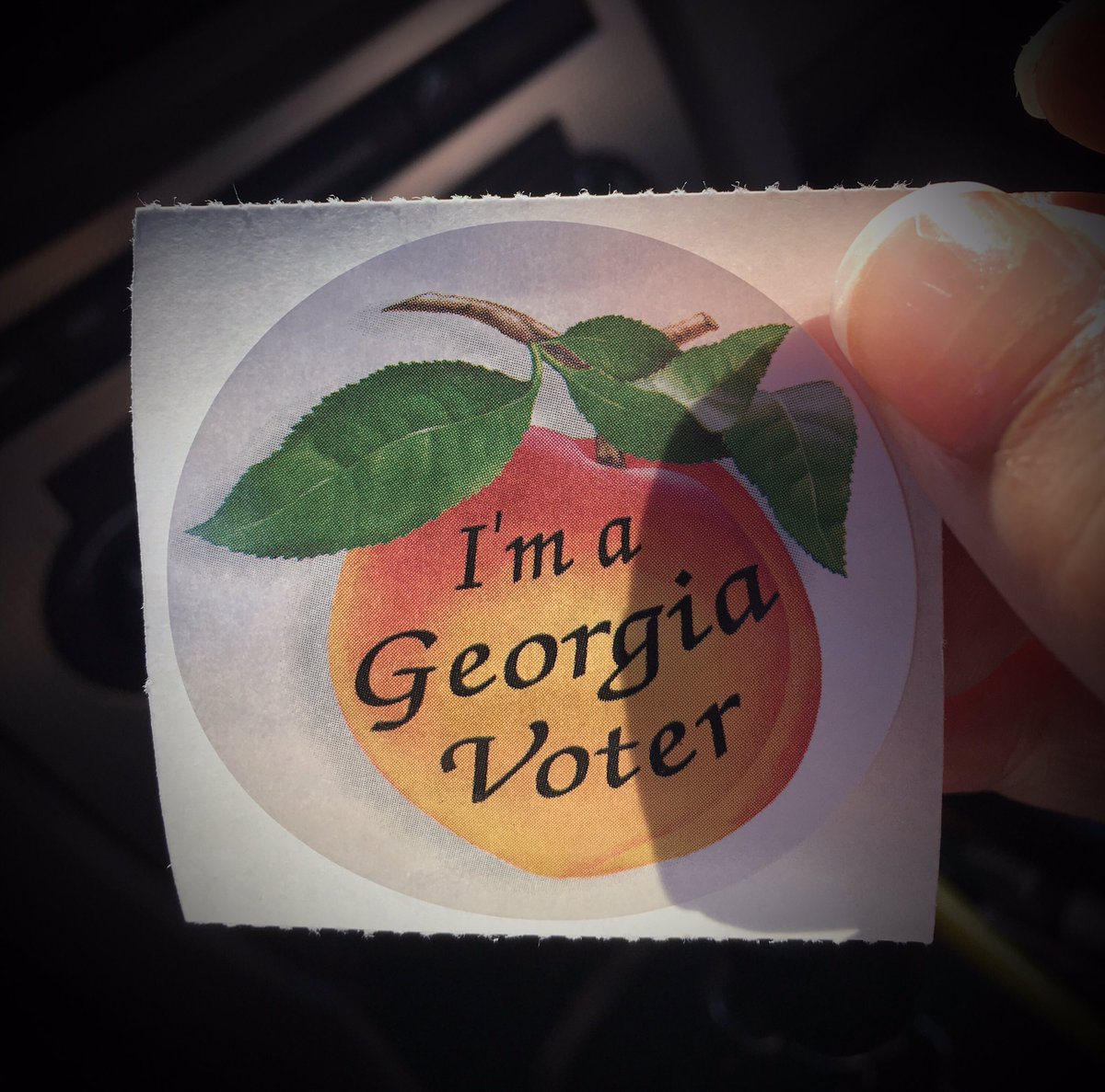iamnatashacwill's tweet photo. I exercise my right - do you? 🤔 #vote #singlemomlife #voter #midtermelections #suffragette #girlpower #americawasalwaysgreat #proudamerican #georgia #elections2018 https://t.co/FG17jnqkCM