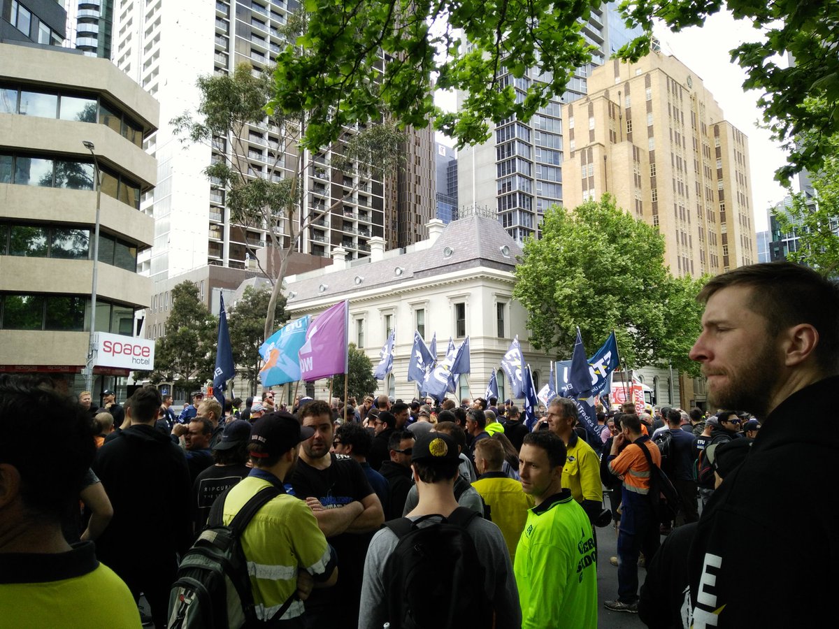 Melbourne #WeAreUnion #changetherules Tens of thousands