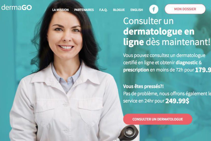 CathyBazinet's tweet photo. Des dermatologues québécois ont lancé en décembre dernier un site payant de #telemedecine qu'ils viennent d'étendre à tout le Canada. Un millier de patients ont utilisé #DermaGO  https://t.co/w8lJU2uE7N #esante #santeQC #dermatologie https://t.co/U8zAYn3SBQ