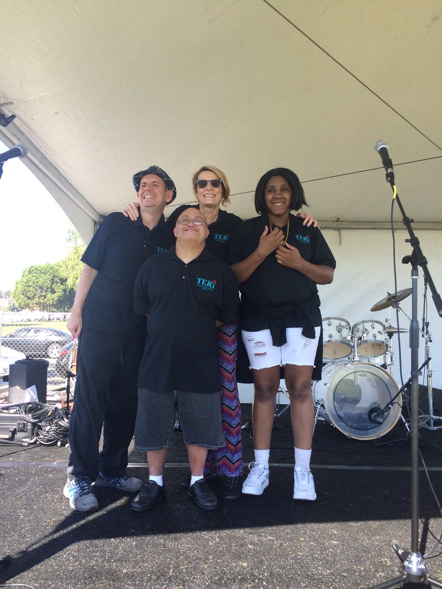 WeAreTERI's tweet photo. Our TERI band led by Music Director Lisa Hightower-Kibbe performed today at the  #AutismSpeaksWalkSD - Autism Speaks San Diego Walk 2018 Liberty Station NTC Park. A great day and another great community outreach performance! https://t.co/Yt2O0Fl7DC