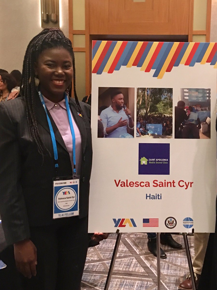KimCayce's tweet photo. This Sunday I was a judge for @YLAINetwork expo (a @StateDept initiative) in DC. Amazing look at the solutions today’s #entrepreneurs in #LatinAmerica and #Caribbean are focusing on: Biotech, Mobile (dental) Health, Closing skills gaps, Fintech, Empowering Women &amp; Girls, Obesity https://t.co/YzDJzDkrum