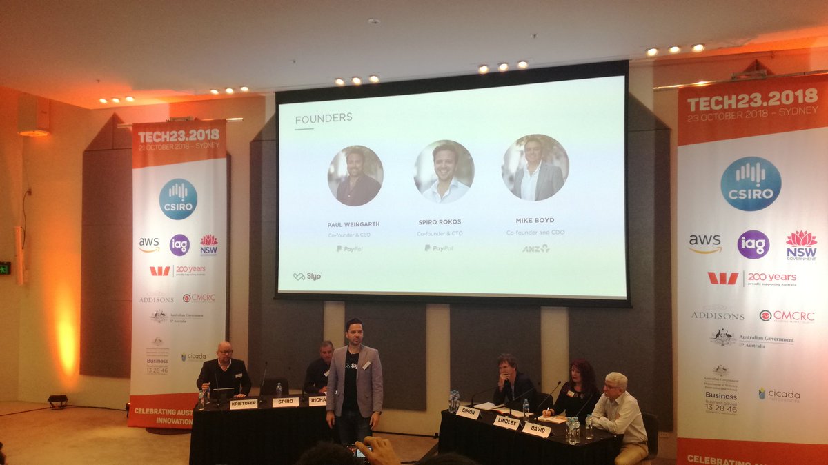 AlexandreKohn's tweet image. Entreprise #startups @daisee_ai @weareslyp &amp;amp; #SplitPayments representing #Fintech &amp;amp; #AI this morning at @Tech23_ conference | #startupAUS @TechboardAU