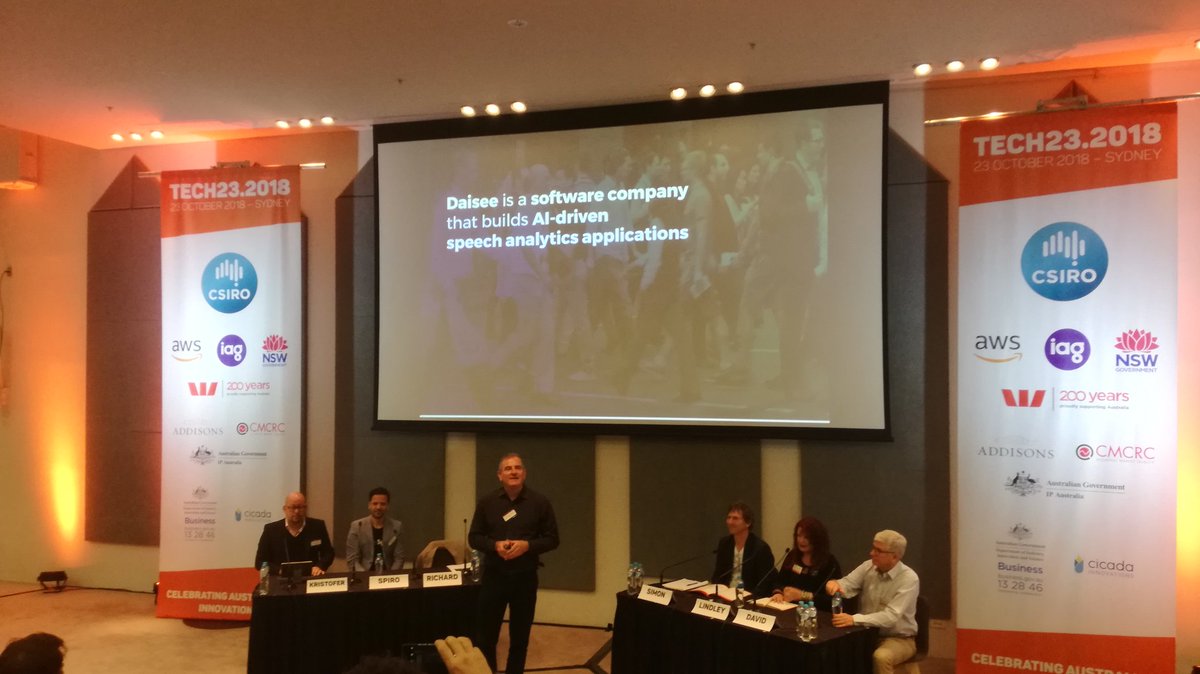 AlexandreKohn's tweet image. Entreprise #startups @daisee_ai @weareslyp &amp;amp; #SplitPayments representing #Fintech &amp;amp; #AI this morning at @Tech23_ conference | #startupAUS @TechboardAU