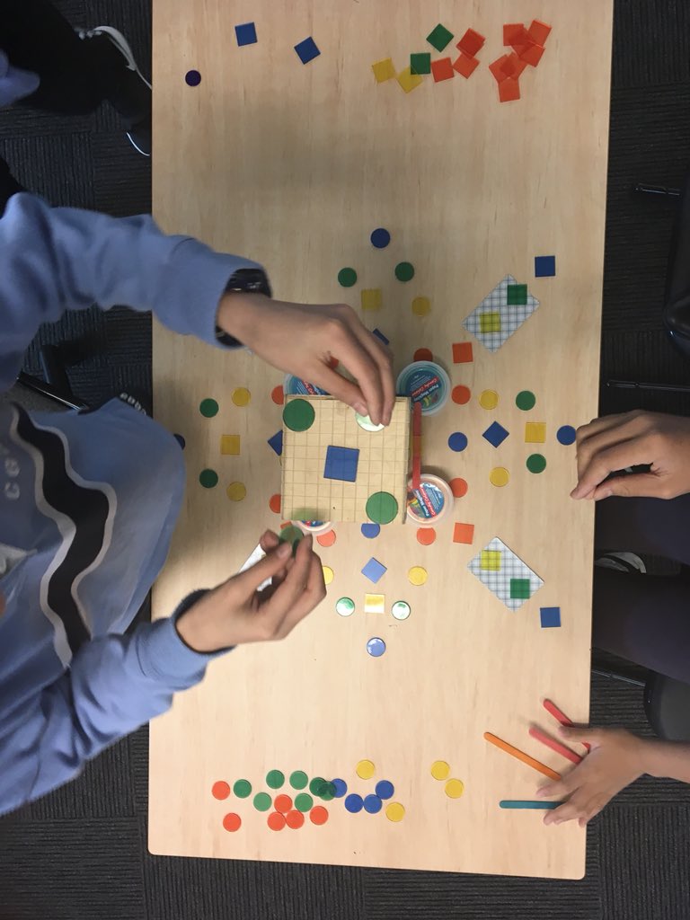 talkinged19's tweet photo. Year 5s @CamberwellGirls exploring patterns & symmetry as a prequel to merchandising design challenge #camthink focused language, high levels of motivation & teamwork skills on display @miss_hinch @nancy_robottom @brhee88 #PSMaths #iteachmath https://t.co/QciXgr1nmn