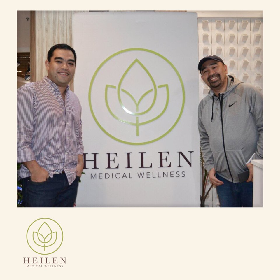 HeilenWellness's tweet photo. Friends Paulo Legaspi (CEO and President of Glutamax) and Santi Edralin (Manager of Sta. Lucia Volleyball Team) trust Heilen’s innovative treatments to keep them healthy and ready to take on each busy day. https://t.co/d1kCKFsct1