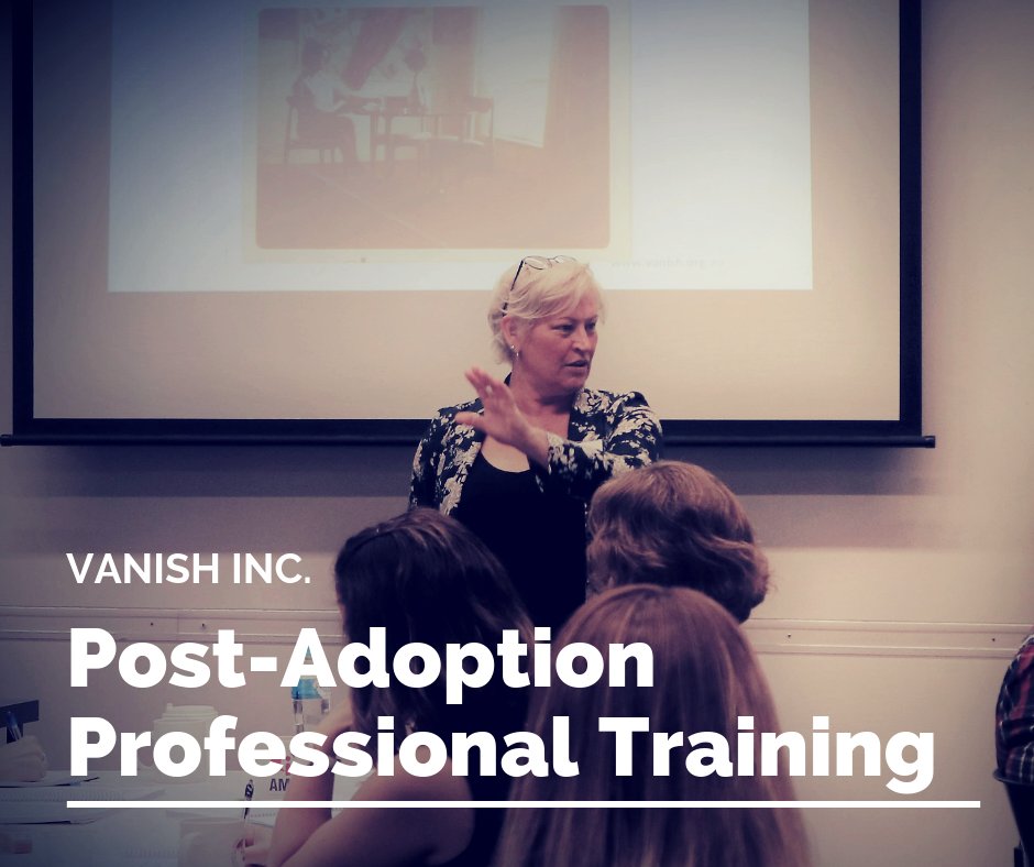 Do you work with clients who may have an #adoption experience? 
<a href="/VANISH_INC/">VANISH</a> offers expert training for all health and community workers, social workers, counsellors and psychologists. vanish.org.au/professionals/…