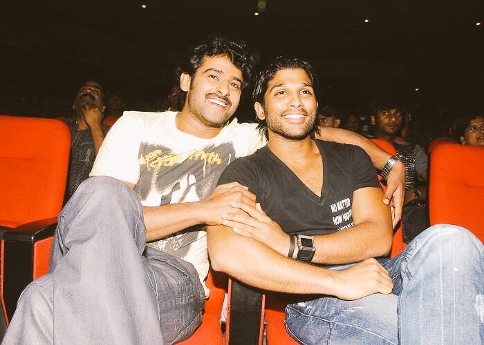 Allu Arjun on Twitter: "Many Many Happy Returns Of The Day To My Dearest Darling Prabhas . The Love & Affection I feel for him has been the same from beginning .