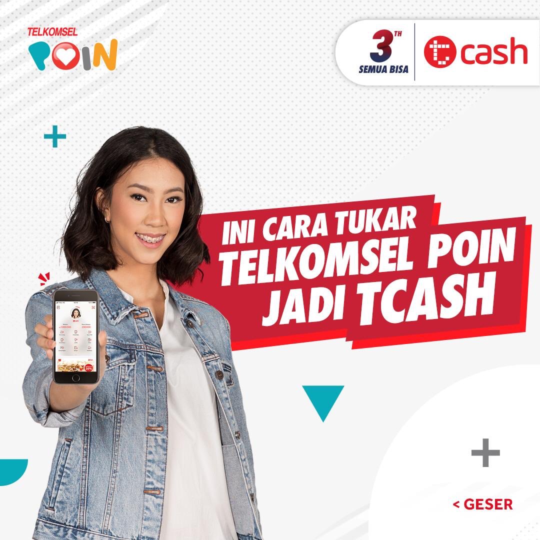 infojember's tweet image. Hey buddies! Gini nih caranya buat tukarkan Telkomsel POIN kalian jadi TCASH. Yuk, geser ke kiri untuk tahu caranya. Kamu sudah bisa jajan deh dengan hanya tukarkan Telkomsel POIN. Sekarang, semua bisa #pakeTCASH! 🎉