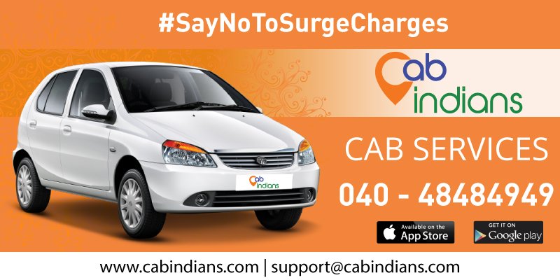 CabIndians's tweet photo. Book One way, Round trip, #Intercity &amp; #Outstation #Packages from #Hyderabad. #Best Price Guaranteed.
Book a #Cab now
For Booking Call:040-48484949
https://t.co/8Pngpf1v7i  https://t.co/BUv3dxm9lm 
#bookacab #TravelinCab #sundaytravel #weekendtrip https://t.co/muZwVrPDz1