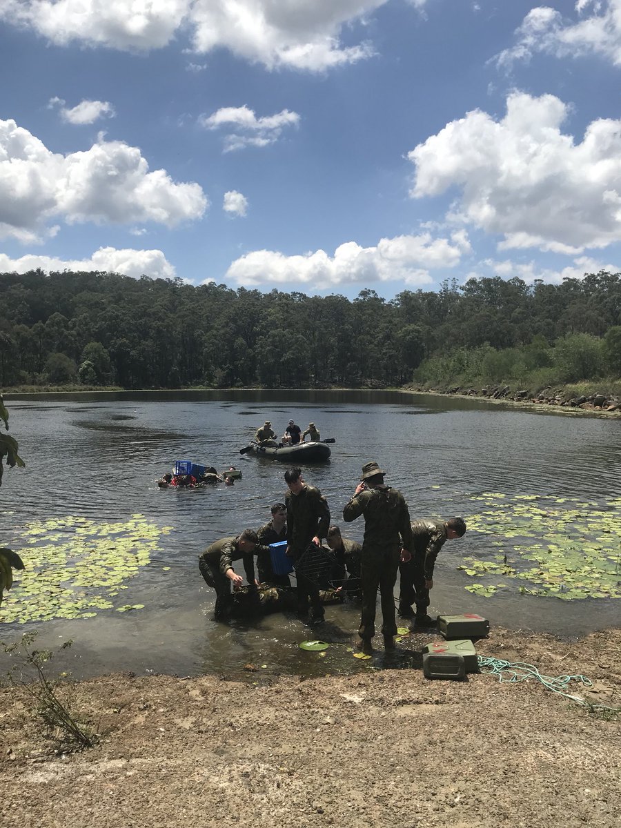 Here’s another old favouraite.. mil floatation. <a href="/PatDarcy_89/">Pat D'Arcy</a>’s A Coy doing the hard yards after almost nine hours of continuous physical activity. But what’s next?? #BrisbanesOwn #ArmyInMotion #GoodSoldiering <a href="/TonyBennett_Aus/">Tony Bennett</a> <a href="/8_9_RAR_AusArmy/">8th/9th Battalion, The Royal Australian Regiment</a>