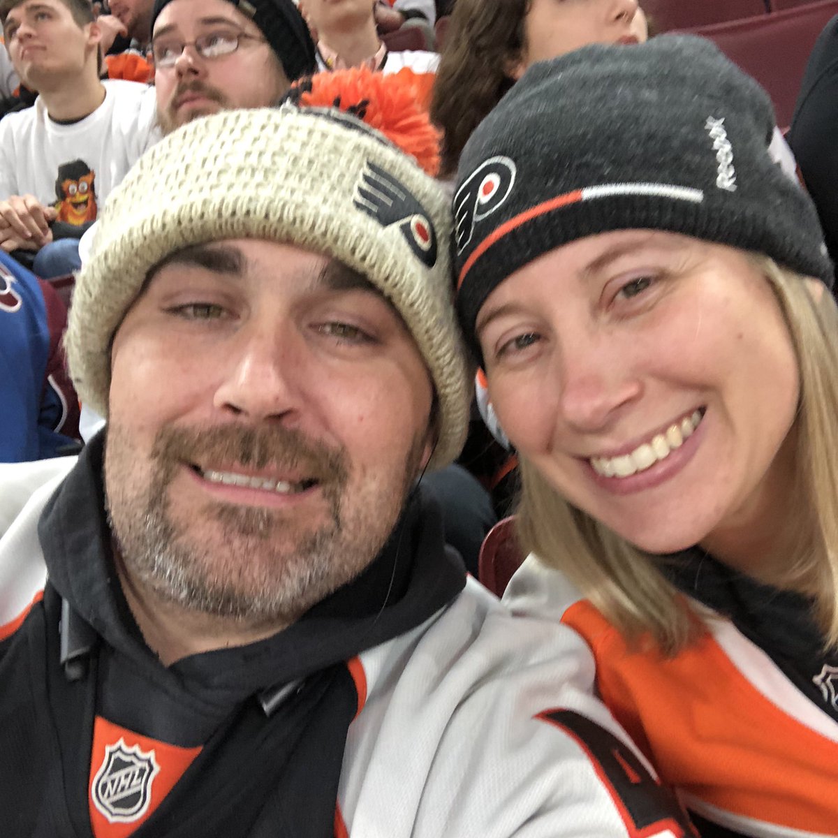 ISCPPODCAST's tweet image. What do #podcasters do outside of podcasting? Attend hockey games of course! #GoFlyers #IndyCarOffSeasonActivities