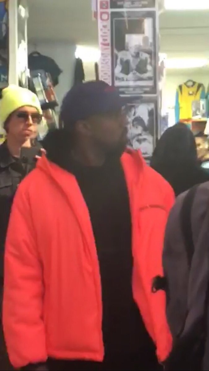 Another Yeezy sighting on Taylor St in Chicago. Brb gonna go try to finesse Kanye into giving me a record deal real quick