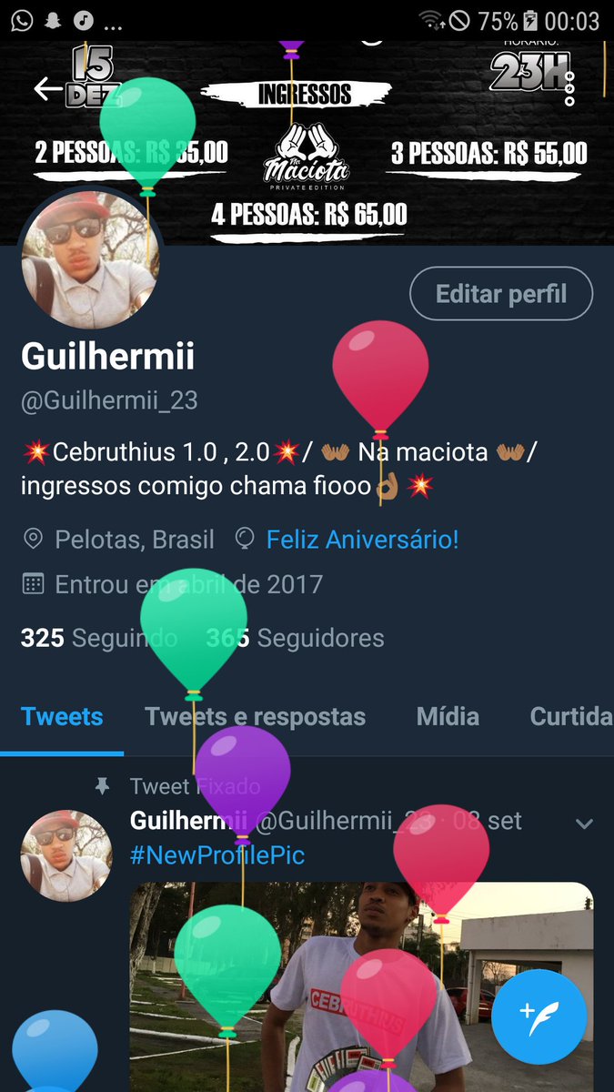 Guilhermii_23's tweet photo. É us guriii de aniver hj 
#DogMal 
#Cebruthius 
#EleNão kkkkkkkkk https://t.co/DAzOHMFVIx