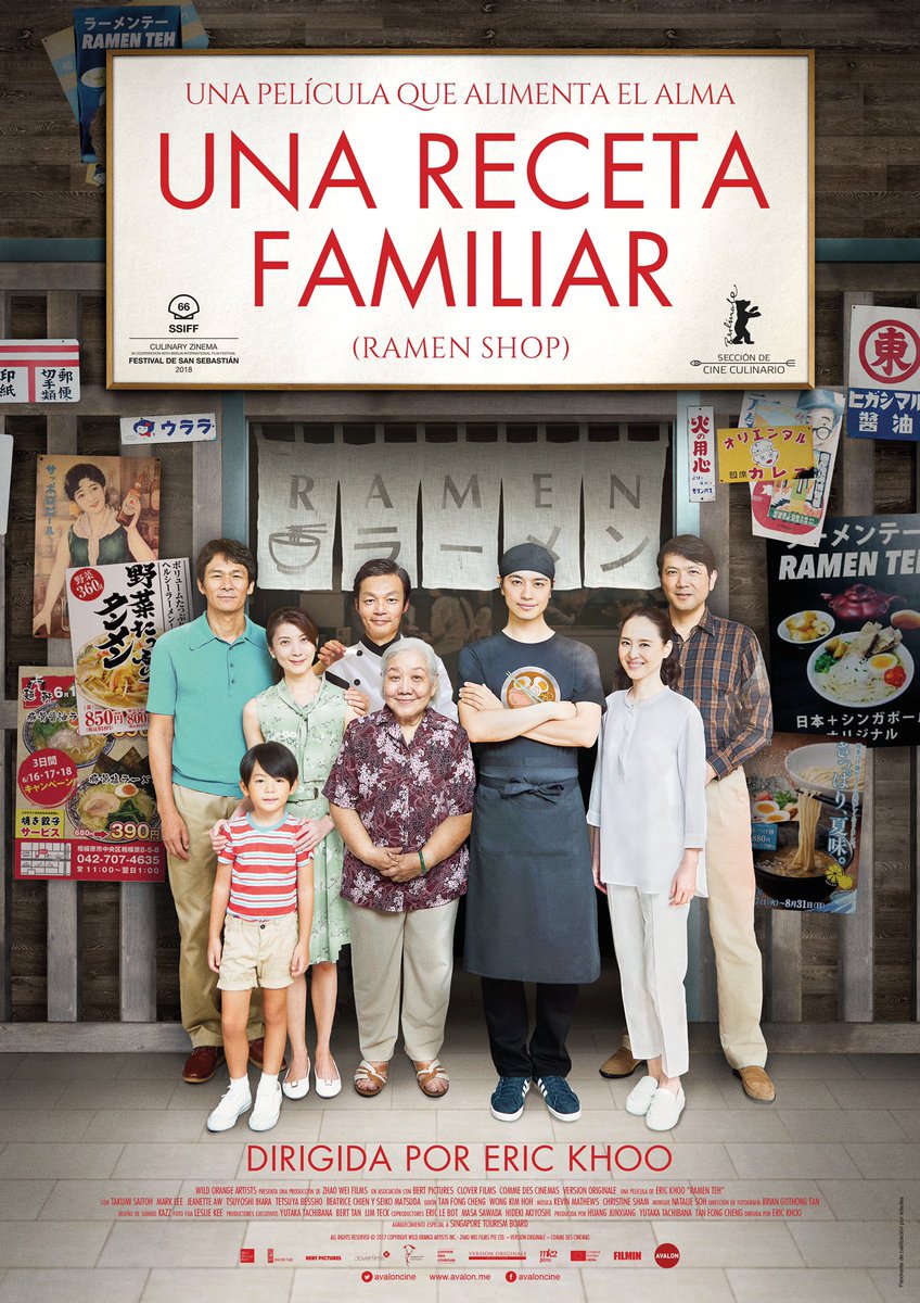Wedokohlanta's tweet photo. Quieres ganar dos entradas para ver la película “ UNA RECETA FAMILIAR ( RAMEN SHOP ) “ ? En colaboración con @Avaloncine , regalamos 4 pares de entradas para verla, participa hasta el día 29 de octubre sencillamente retuiteando este post. #wedokohlanta #ramenshop https://t.co/qnSCmKCey0