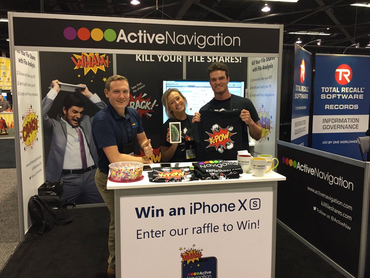 Great chatting with the Active Navigation Team today at the ARMA Live Conference in Anaheim! #ActiveNavigation