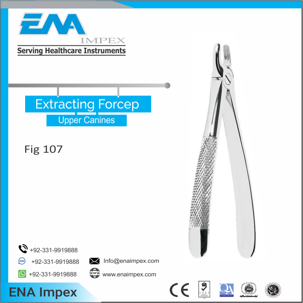 enaimpex's tweet photo. Extracting Forcep Upper Canines, Fig 107
Price: $8.50
Material: Stainless Steel
Default final finishing: Mirror polish or Dull
Final finishing is customizable according to the demand.
#Extracting #Forcep #Upper #Canines, #Fig https://t.co/IJ8C12NZ0s