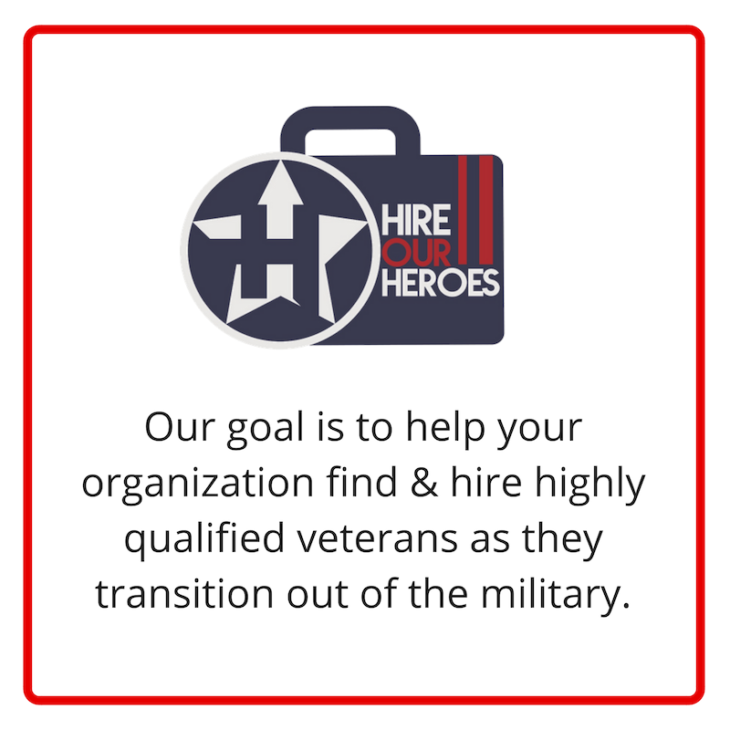 HireOurHeroes_'s tweet photo. HOH hopes to expand its efforts to continue a proud legacy in support of military veterans.
Explore how we can work together: https://t.co/oNwFIT1JVU #businessowner #hrrepresentative #hiringmanager https://t.co/bJFoFMv0xQ