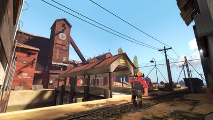 EngineerVisits's tweet image. The Engineer from TF2 is getting ready to visit various locations.