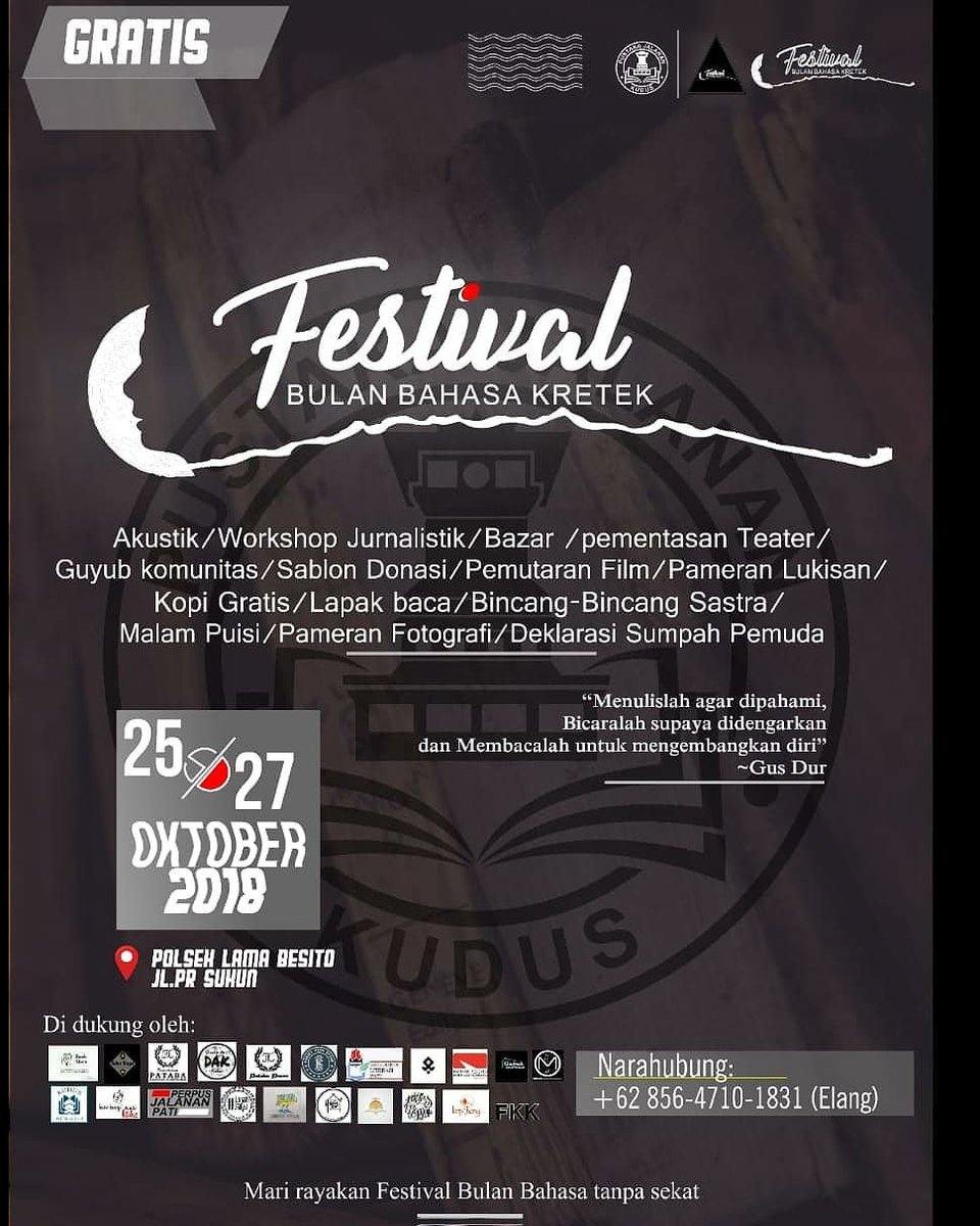SekitarKudus's tweet image. #skinfo #acara