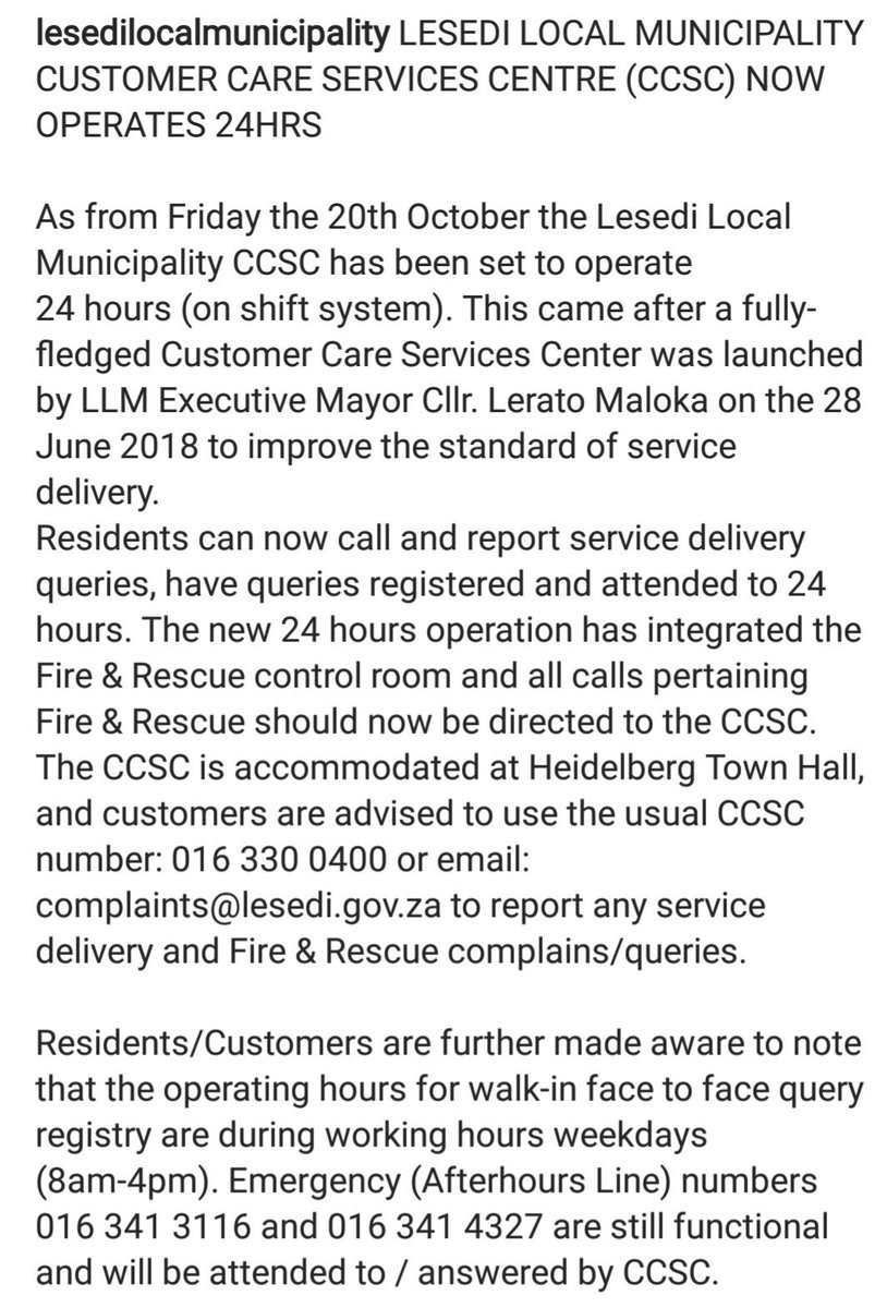 Lesedi_Local_Municipality tweet media