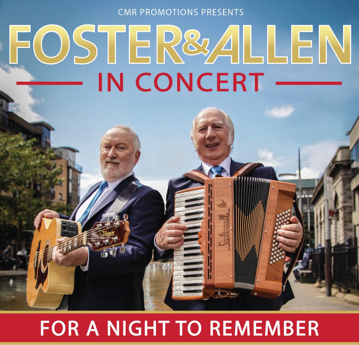 Blarney charm &amp; Celtic tunes from evergreen Irish folk duo Foster &amp; Allen at #Dudley Town Hall on Fri 16 Nov. boroughhalls.co.uk/foster-and-all…