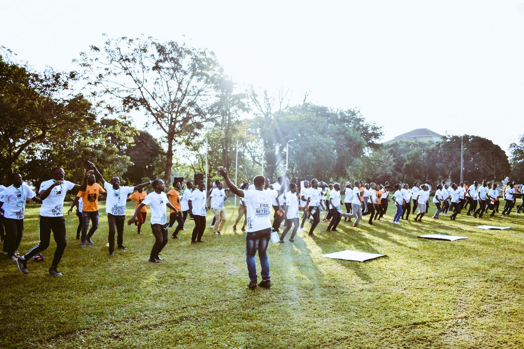fasuafrica's tweet photo. UGANDA 🇺🇬

#IDUS2018 was celebrated alongside #wunc2018Kampala at @MakerereU. This was the largest celebration in Africa coordinated by 🇺🇬's @FISU student ambassadors &amp; WUNC students comm. under supervision of FASU &amp; WUNC secretariats. Read more here: https://t.co/y9stkjJHlm https://t.co/FGz1q5Okxx