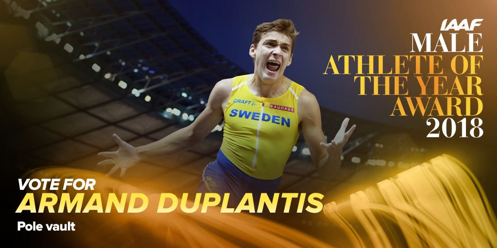 🚨Alert🚨

#AthleticsAwards announcement 🤩

<a href="/mondohoss600/">Mondo Duplantis</a> is one of 10 nominees for Male World Athlete of the Year 2018✅

Retweet this post to vote for him👇