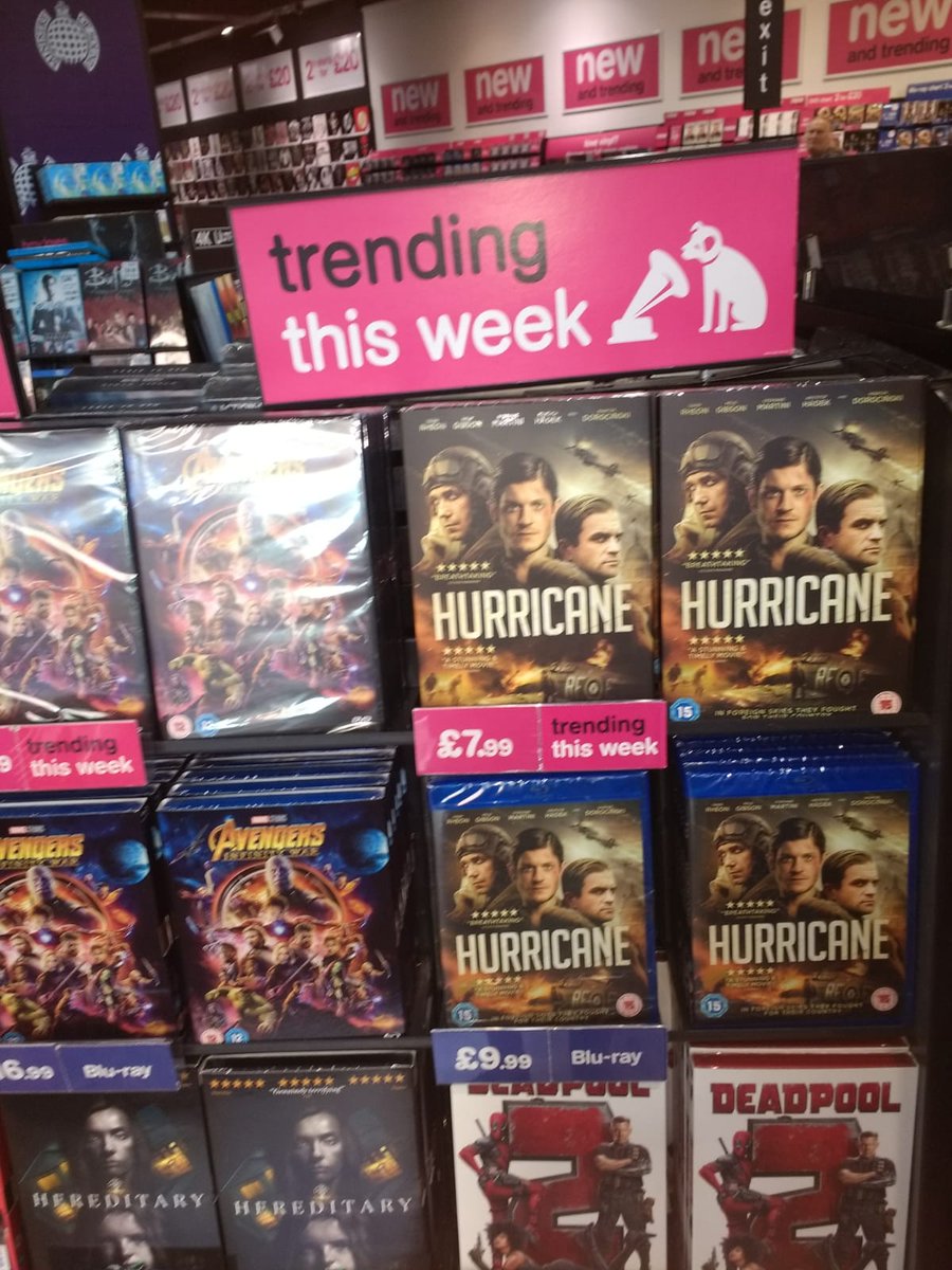 Out now on DVD &amp; Blu-Ray! <a href="/MovieHurricane/">Hurricane Movie Official</a> <a href="/UKKaleidoscope/">Kaleidoscope</a> starring <a href="/iwanrheon/">Iwan Rheon</a> Stefanie Martini &amp; Milo Gibson. Listen to the music performed by <a href="/ChamberOrch_LDN/">Chamber Orchestra of London</a> here: buff.ly/2yX4v65