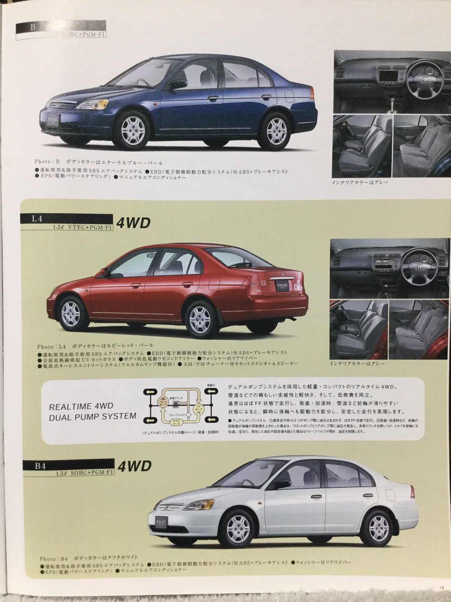 تويتر 自動車カタログ収集記 على تويتر Es シビックフェリオ T Co Odhif7k3bt